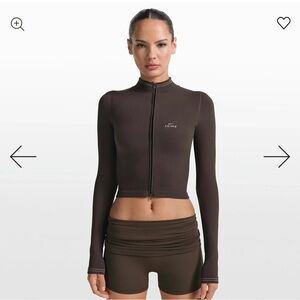 NikeSKIMS ZIP UP CROP JACKET- S